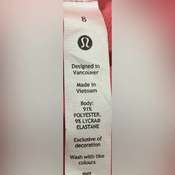 Lululemon sculpt tank top in Coral Pink color Size 8 - Picture 6 of 7